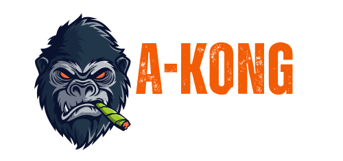 a kong travel logo white